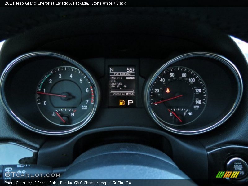 Stone White / Black 2011 Jeep Grand Cherokee Laredo X Package