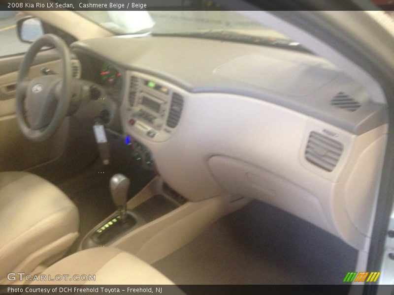 Cashmere Beige / Beige 2008 Kia Rio LX Sedan