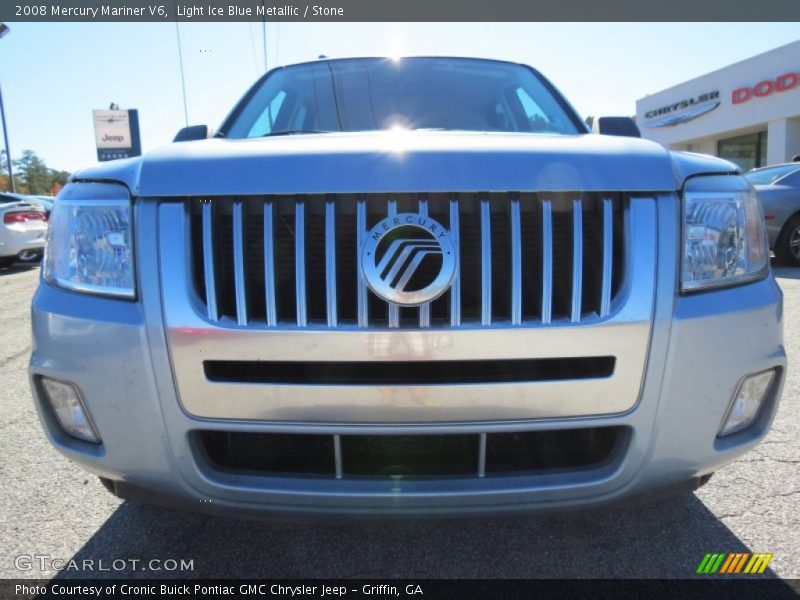 Light Ice Blue Metallic / Stone 2008 Mercury Mariner V6
