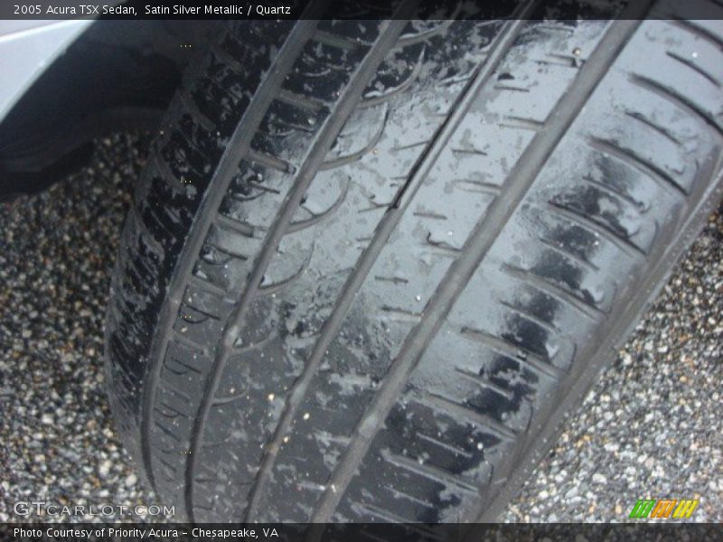 Satin Silver Metallic / Quartz 2005 Acura TSX Sedan