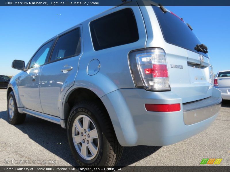 Light Ice Blue Metallic / Stone 2008 Mercury Mariner V6
