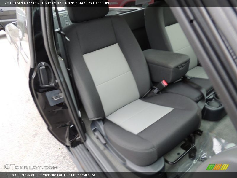 Black / Medium Dark Flint 2011 Ford Ranger XLT SuperCab