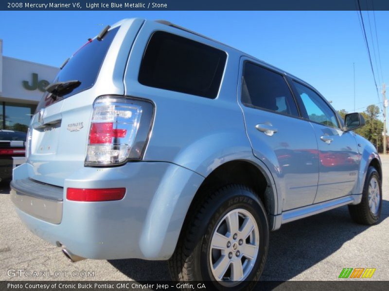 Light Ice Blue Metallic / Stone 2008 Mercury Mariner V6