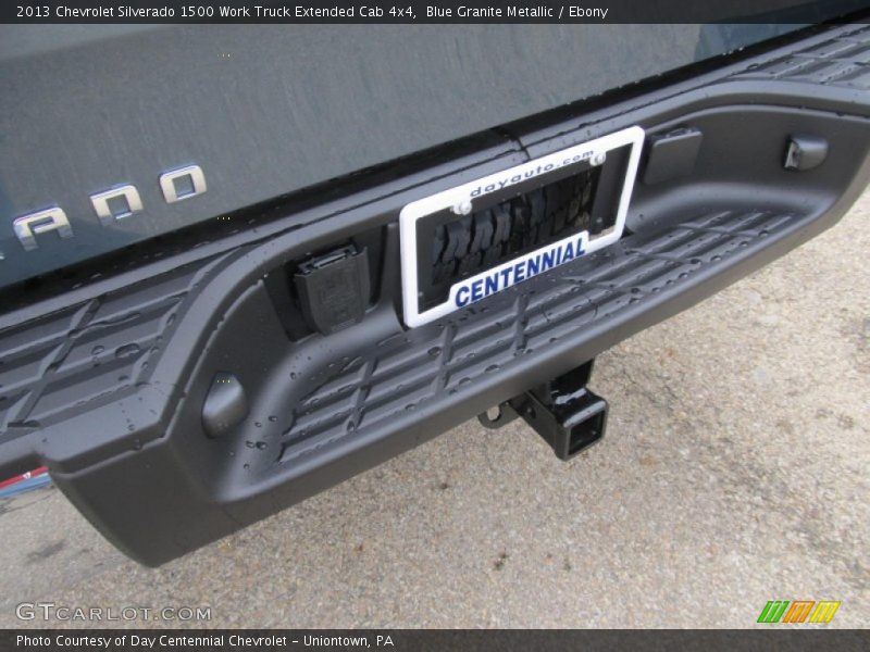 Blue Granite Metallic / Ebony 2013 Chevrolet Silverado 1500 Work Truck Extended Cab 4x4