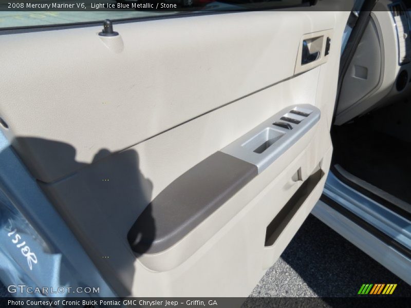 Light Ice Blue Metallic / Stone 2008 Mercury Mariner V6