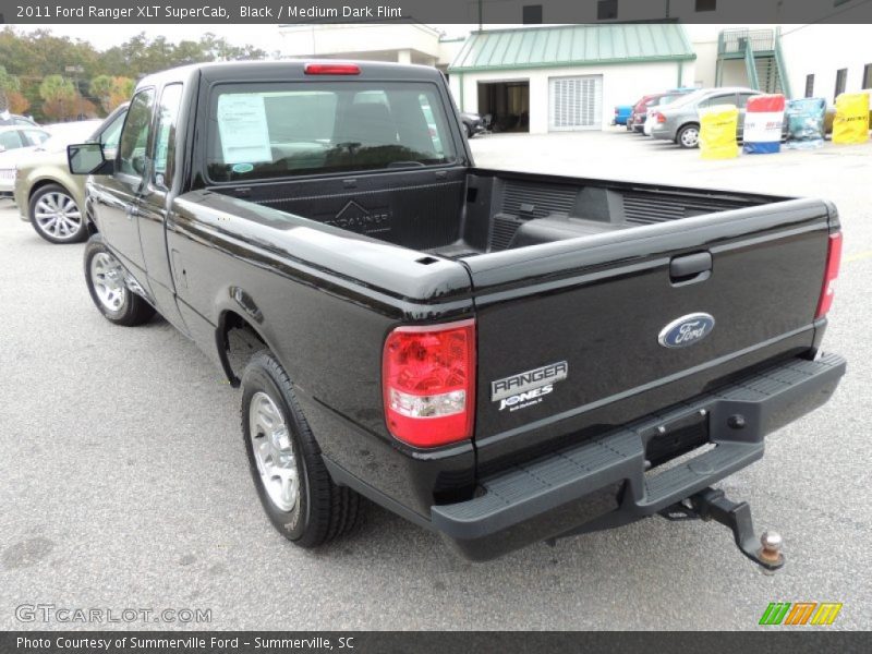 Black / Medium Dark Flint 2011 Ford Ranger XLT SuperCab