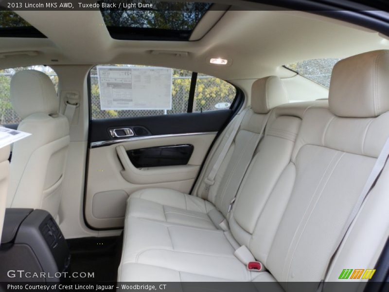 Rear Seat of 2013 MKS AWD