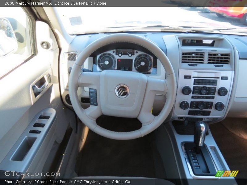 Light Ice Blue Metallic / Stone 2008 Mercury Mariner V6