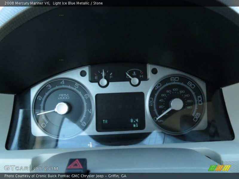 Light Ice Blue Metallic / Stone 2008 Mercury Mariner V6