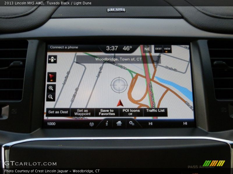Navigation of 2013 MKS AWD