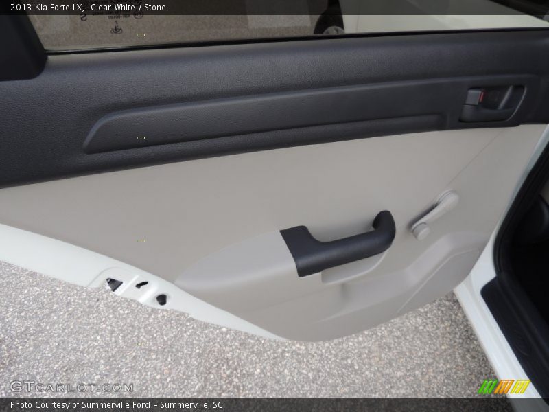 Clear White / Stone 2013 Kia Forte LX