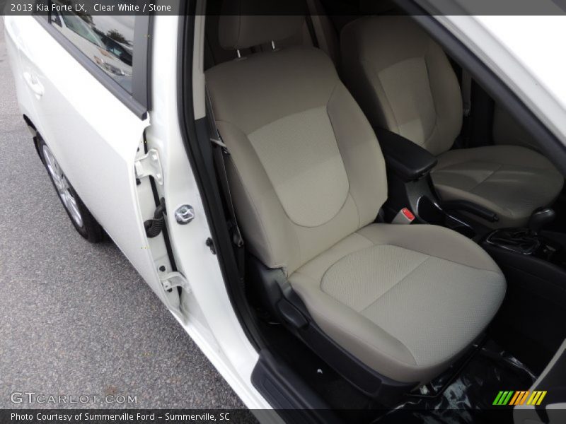 Clear White / Stone 2013 Kia Forte LX