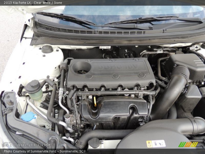 Clear White / Stone 2013 Kia Forte LX