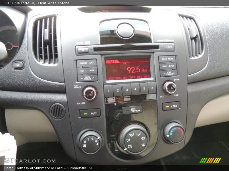 Clear White / Stone 2013 Kia Forte LX