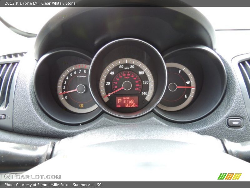 Clear White / Stone 2013 Kia Forte LX