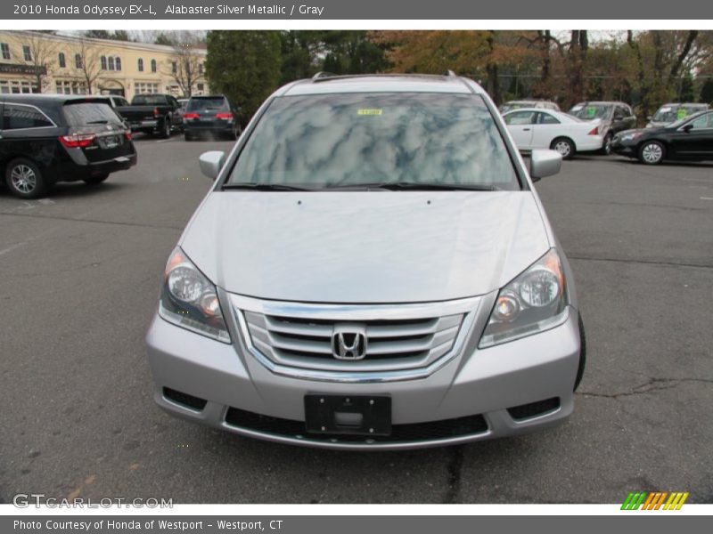 Alabaster Silver Metallic / Gray 2010 Honda Odyssey EX-L