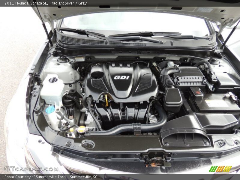 Radiant Silver / Gray 2011 Hyundai Sonata SE