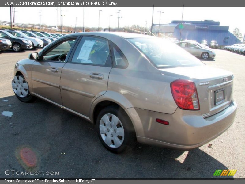 Champagne Beige Metallic / Grey 2006 Suzuki Forenza Sedan