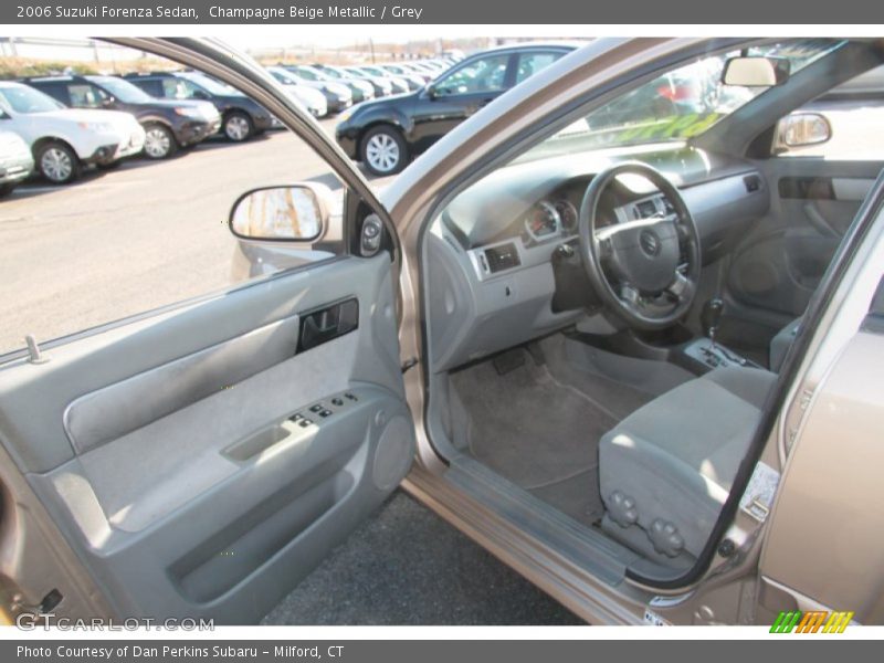 Champagne Beige Metallic / Grey 2006 Suzuki Forenza Sedan