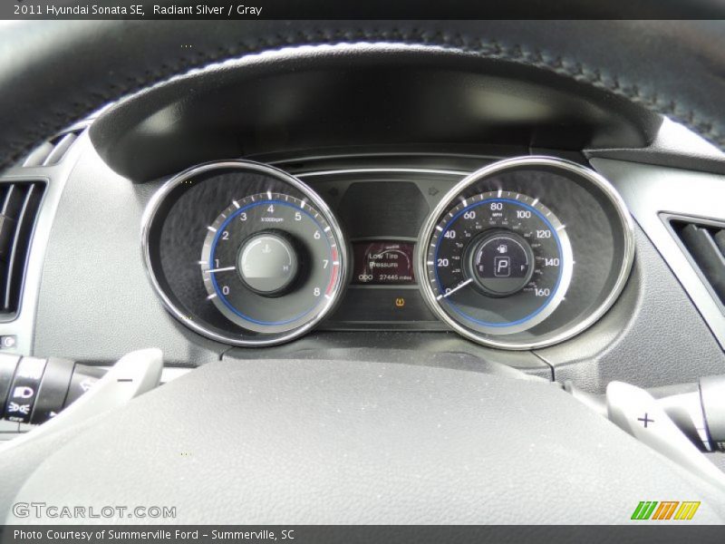 Radiant Silver / Gray 2011 Hyundai Sonata SE