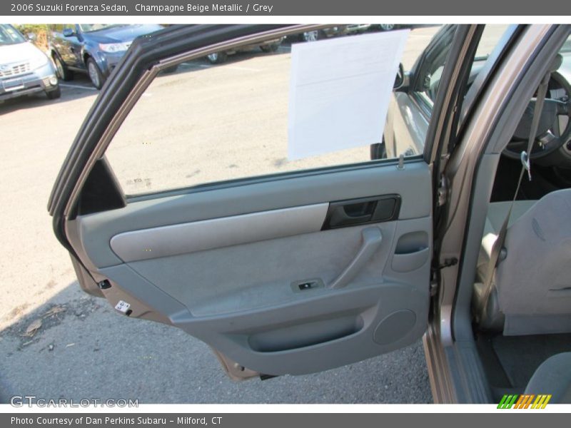 Champagne Beige Metallic / Grey 2006 Suzuki Forenza Sedan