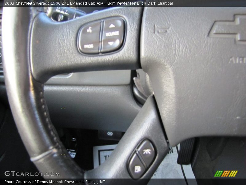 Light Pewter Metallic / Dark Charcoal 2003 Chevrolet Silverado 1500 Z71 Extended Cab 4x4