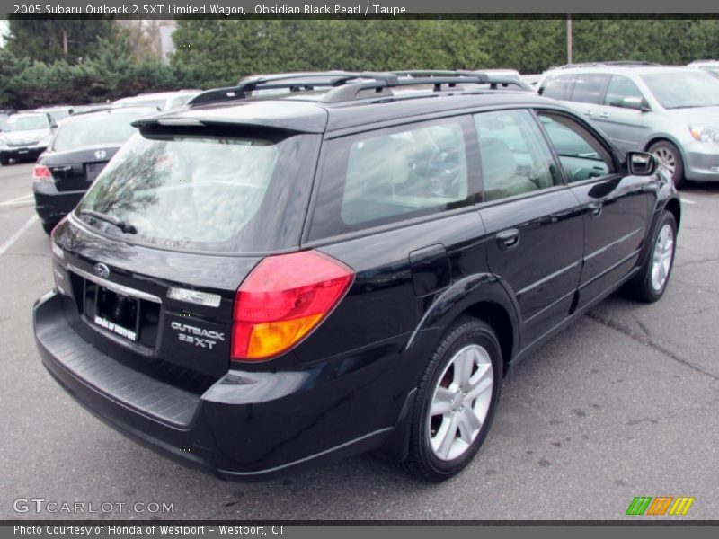Obsidian Black Pearl / Taupe 2005 Subaru Outback 2.5XT Limited Wagon