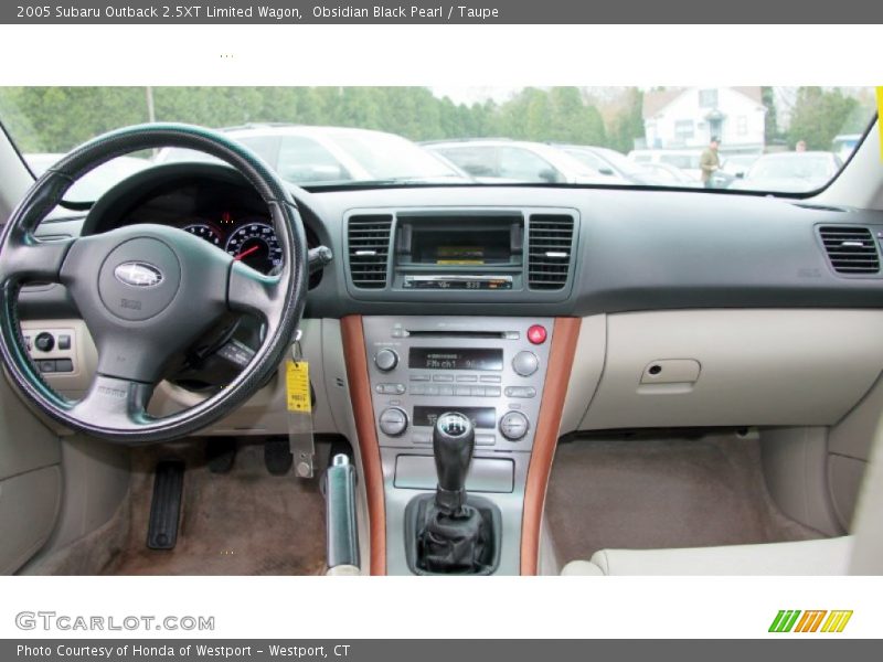 Obsidian Black Pearl / Taupe 2005 Subaru Outback 2.5XT Limited Wagon