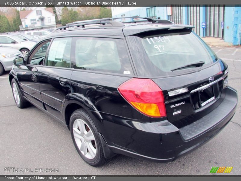 Obsidian Black Pearl / Taupe 2005 Subaru Outback 2.5XT Limited Wagon