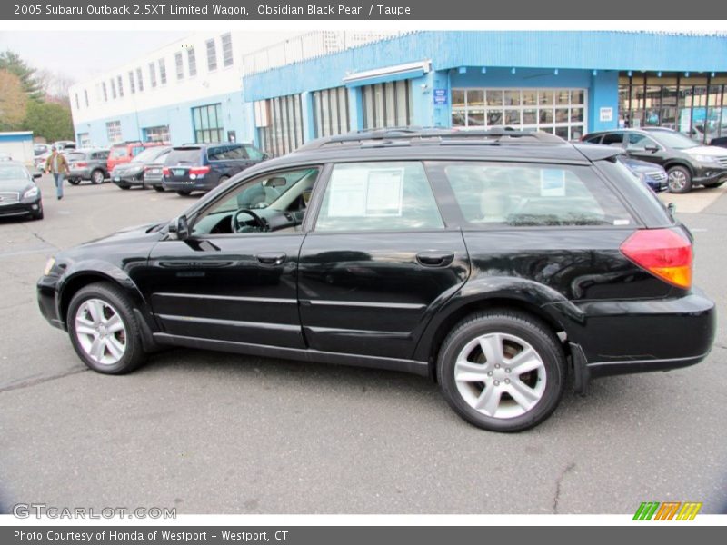 Obsidian Black Pearl / Taupe 2005 Subaru Outback 2.5XT Limited Wagon