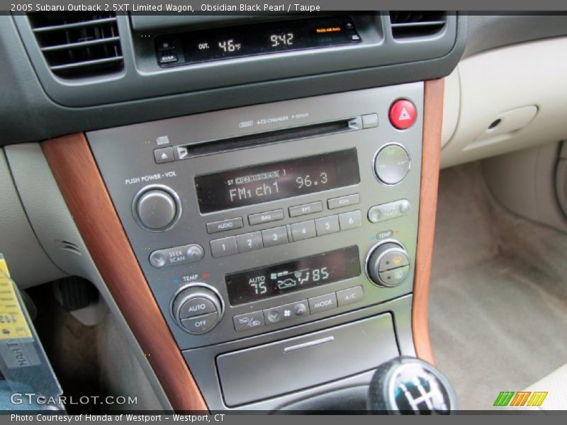 Obsidian Black Pearl / Taupe 2005 Subaru Outback 2.5XT Limited Wagon