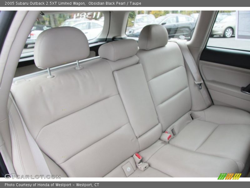 Obsidian Black Pearl / Taupe 2005 Subaru Outback 2.5XT Limited Wagon