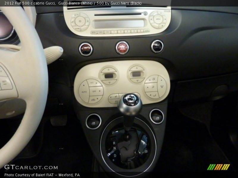 Controls of 2012 500 c cabrio Gucci