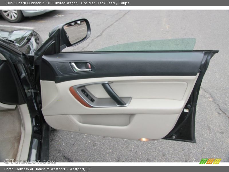 Obsidian Black Pearl / Taupe 2005 Subaru Outback 2.5XT Limited Wagon