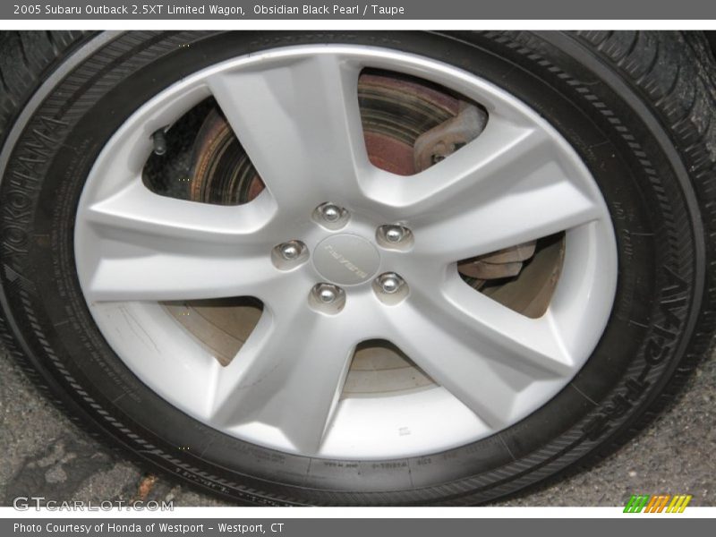 Obsidian Black Pearl / Taupe 2005 Subaru Outback 2.5XT Limited Wagon