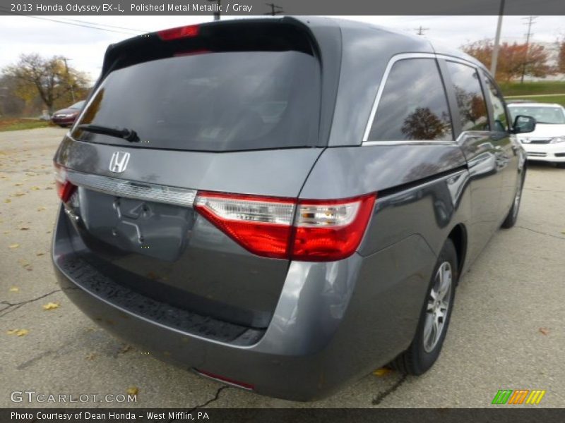 Polished Metal Metallic / Gray 2013 Honda Odyssey EX-L