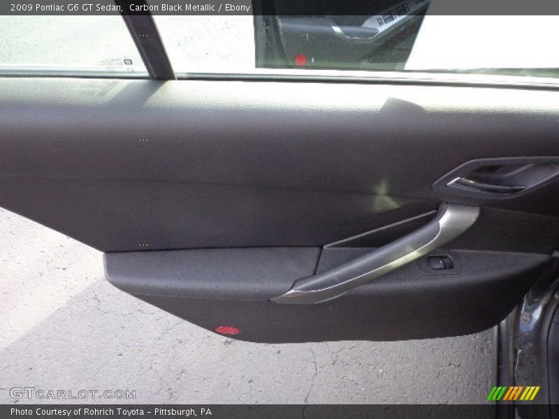 Carbon Black Metallic / Ebony 2009 Pontiac G6 GT Sedan