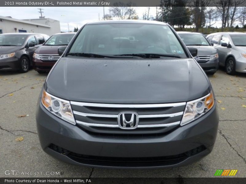 Polished Metal Metallic / Gray 2013 Honda Odyssey EX-L