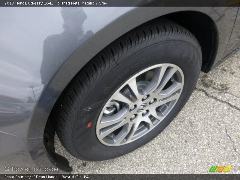 Polished Metal Metallic / Gray 2013 Honda Odyssey EX-L
