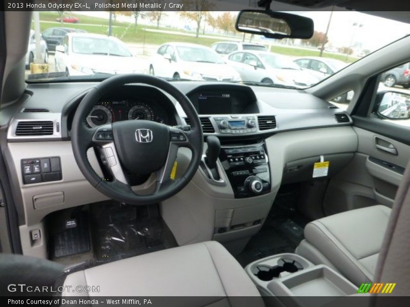 Polished Metal Metallic / Gray 2013 Honda Odyssey EX-L