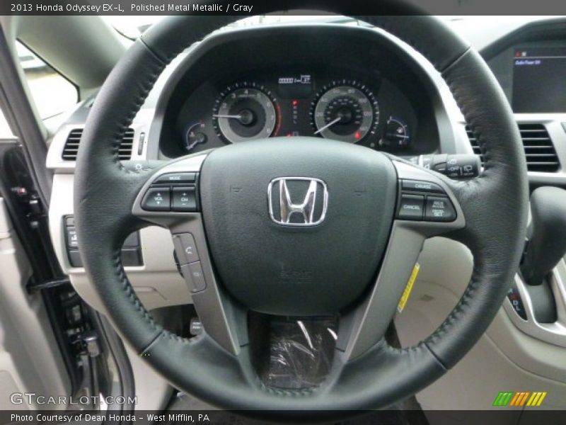 Polished Metal Metallic / Gray 2013 Honda Odyssey EX-L