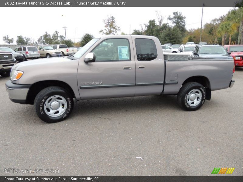 Thunder Gray Metallic / Gray 2002 Toyota Tundra SR5 Access Cab