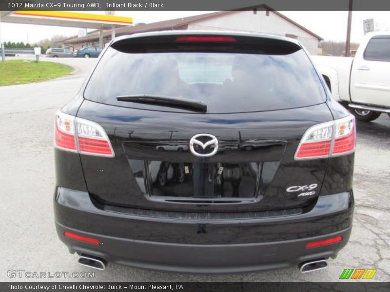 Brilliant Black / Black 2012 Mazda CX-9 Touring AWD