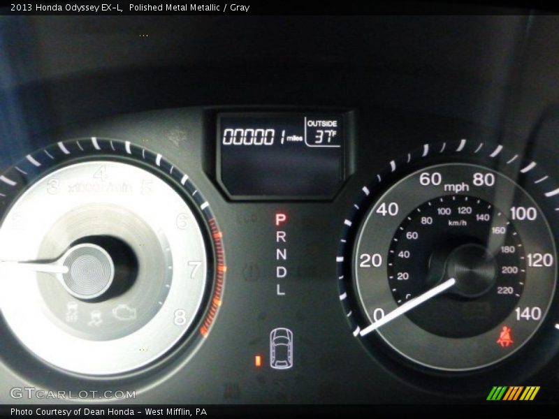 Polished Metal Metallic / Gray 2013 Honda Odyssey EX-L