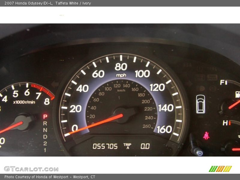 Taffeta White / Ivory 2007 Honda Odyssey EX-L
