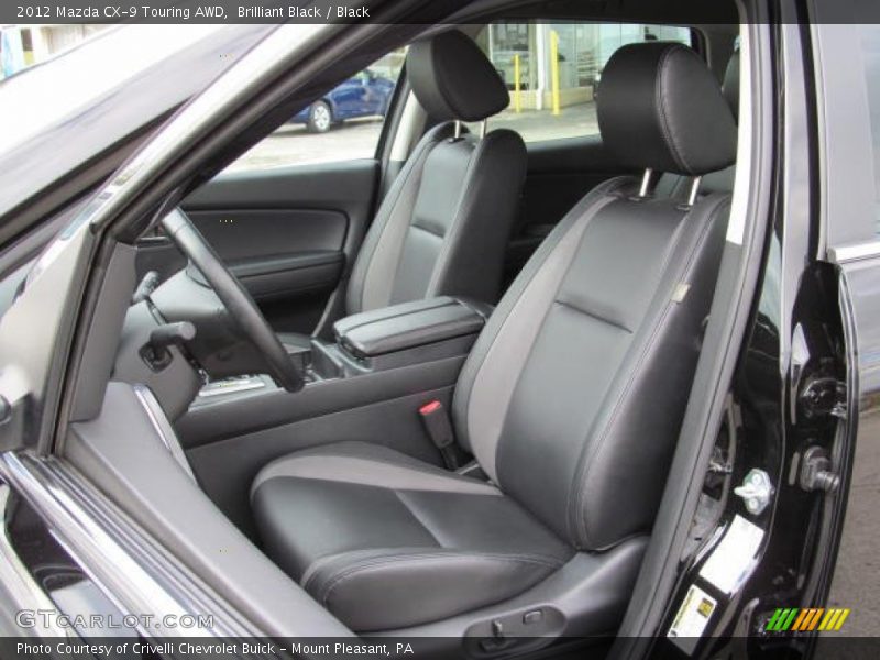Brilliant Black / Black 2012 Mazda CX-9 Touring AWD