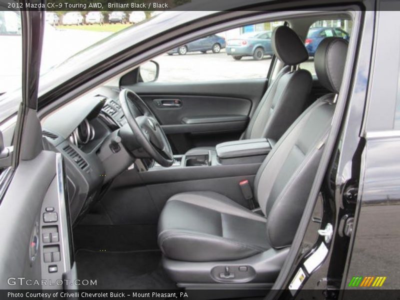 Brilliant Black / Black 2012 Mazda CX-9 Touring AWD
