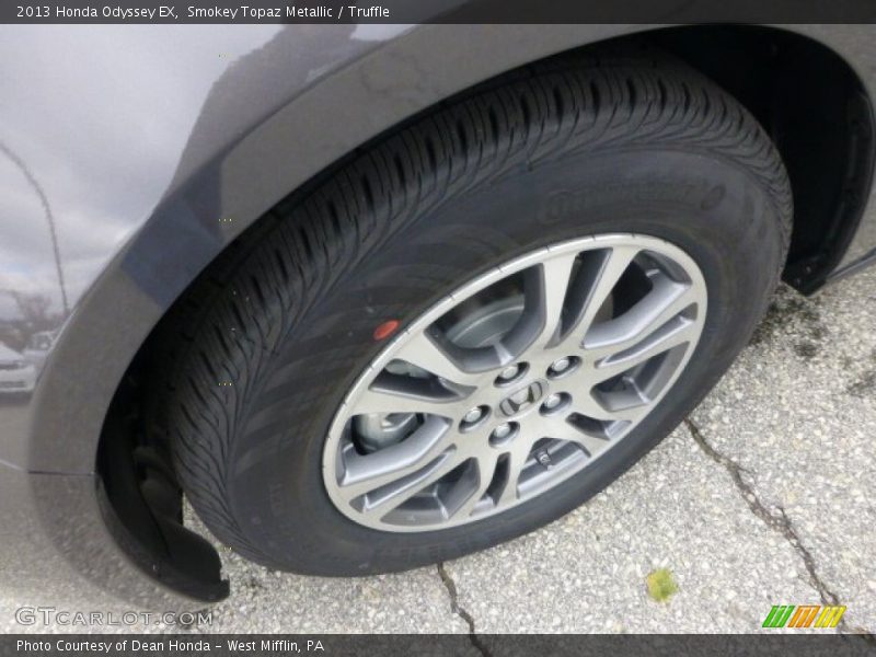 Smokey Topaz Metallic / Truffle 2013 Honda Odyssey EX