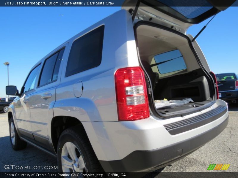 Bright Silver Metallic / Dark Slate Gray 2013 Jeep Patriot Sport