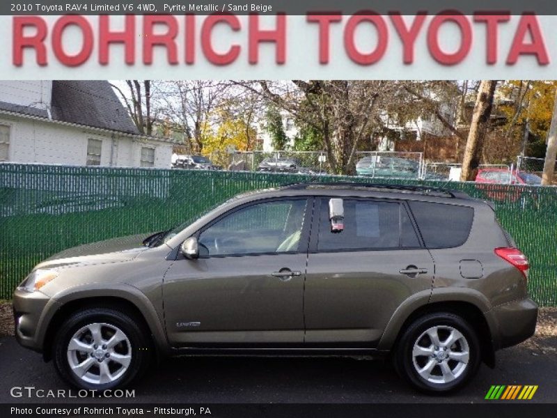 Pyrite Metallic / Sand Beige 2010 Toyota RAV4 Limited V6 4WD